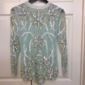 Very elegant silk top.